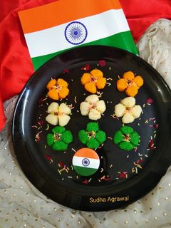 तिरंगा नारियल मिठाई रेसिपी मुख्य फोटो