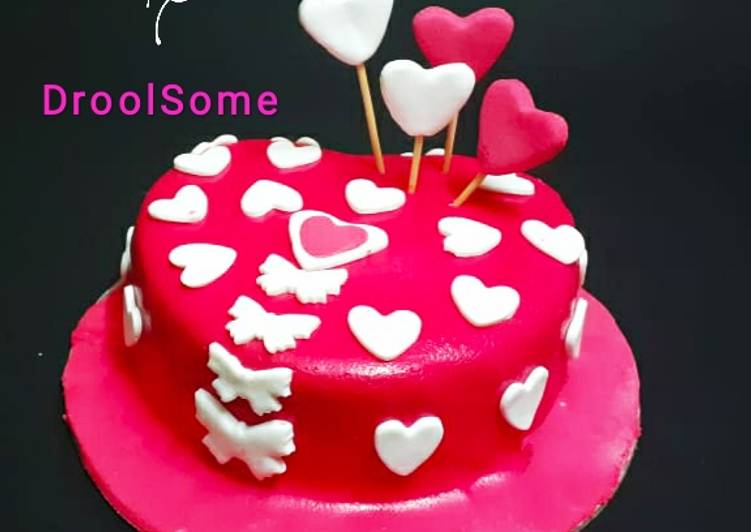 Recipe of Ultimate Fresh cream vanilla fondant cake