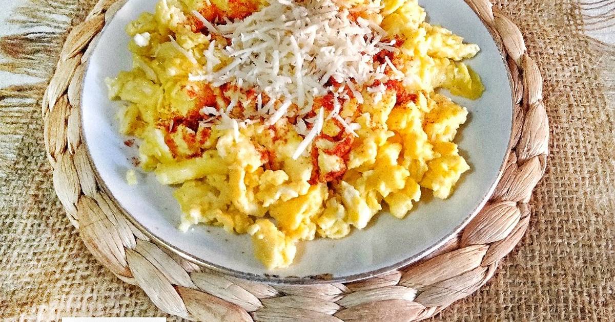 Resep Scrambled Egg Oleh Farida Sulthan 🇮🇩 Ig Malika02782 Cookpad