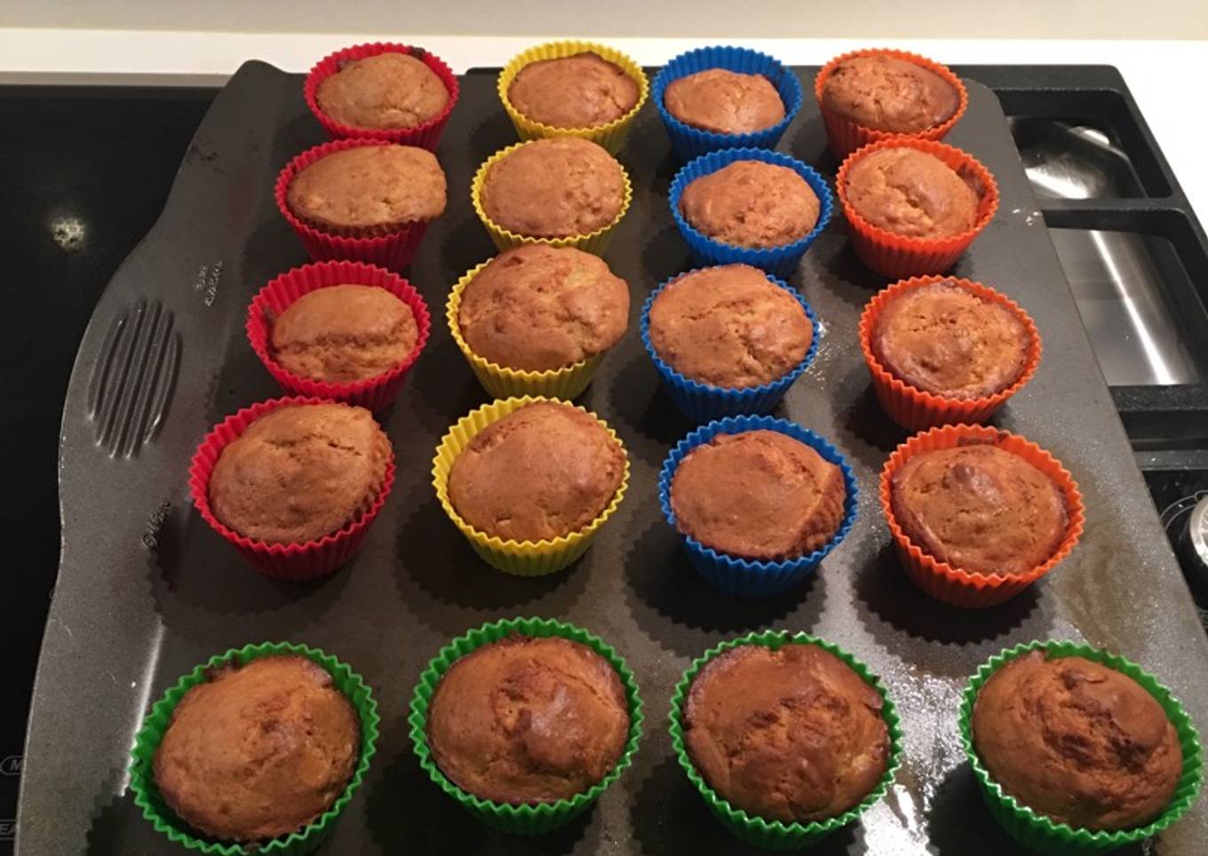 Muffin plátano y almendra