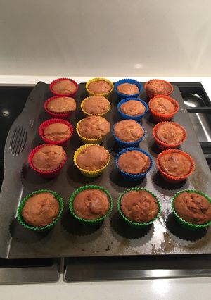 Una foto de Muffin plátano y almendra