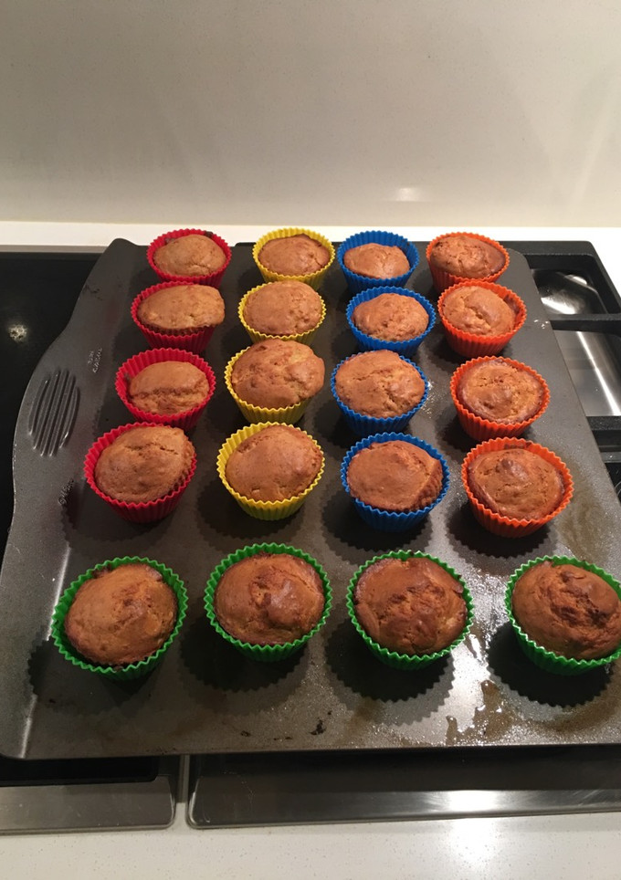 Una foto de Muffin plátano y almendra