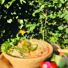 A picture of Vegan lasagne.