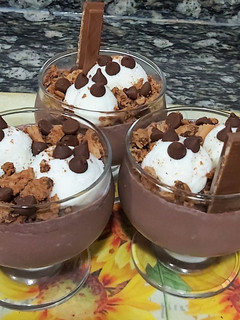 A picture of Choco pudding.