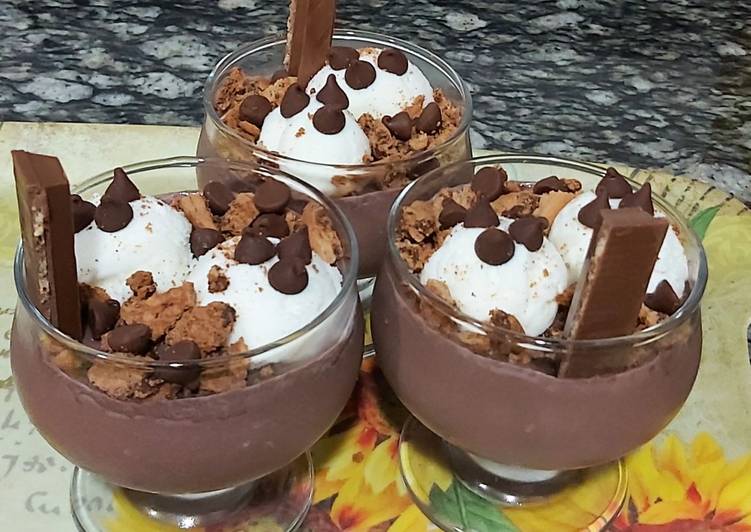 Simple Way to Make Homemade Choco pudding