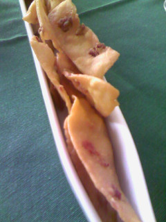Una foto de Minitortillitas crujientes de chorizo