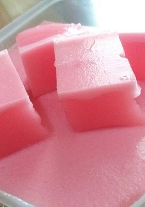 Foto resep Agar-Agar Swallow Merah santan