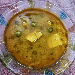 A picture of Matar paneer veg.