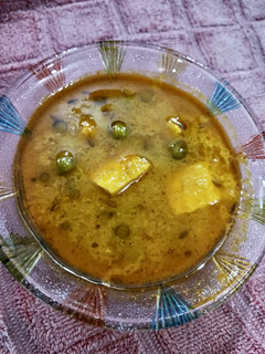 A picture of Matar paneer veg.