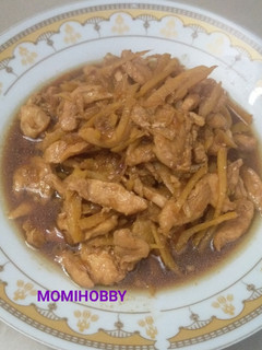 Foto resep Ayam cah jahe