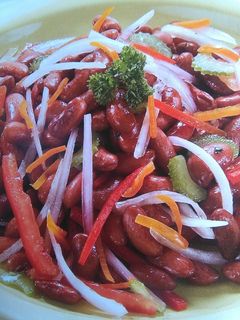 Una foto de Ensalada de Frijoles