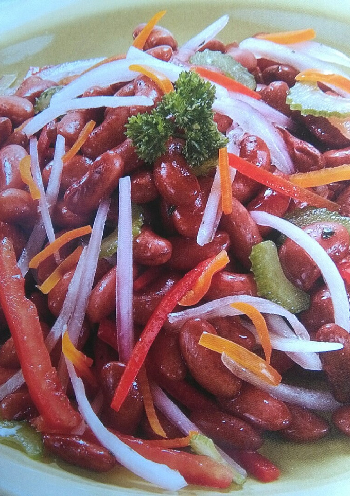 Una foto de Ensalada de Frijoles