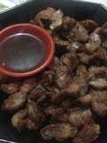 Fried gizzard with vinegar dip