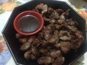 A picture of fried gizzard