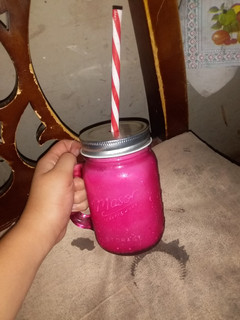 Una foto de Batido de fresa