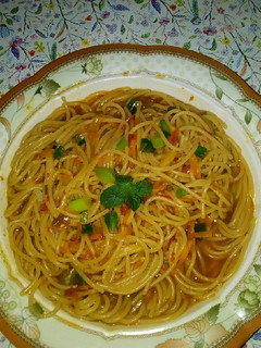 A picture of Veggie Spaghetti.