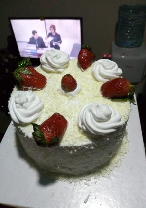 A picture of Whiteforest cake.