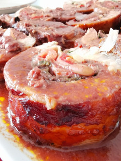 Una foto de 🐽Solomillo relleno al horno🐽