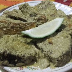 A picture of Curd-Mint Hilsa.