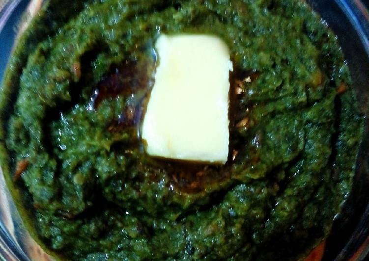 Recipe of Any-night-of-the-week Sarso Ka Saag