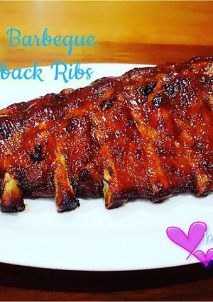 Foto resep Honey Barbeque baby back ribs