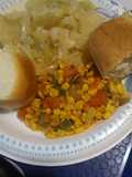 Maque Choux, Tomatoes and Corn