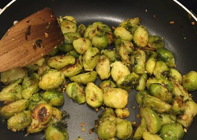 Garlic Brussel Sprouts