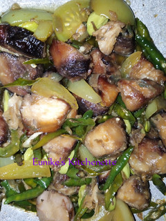 Foto resep Oseng Ikan Pari Asap