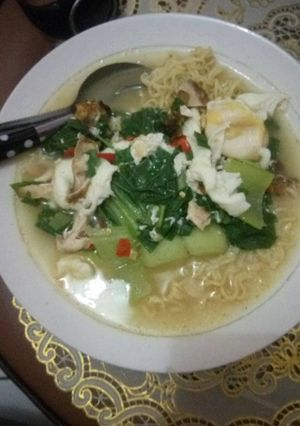 Foto resep Mie rebus ayam bawang ala ala