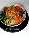 Jeonju bibimbap (Riso bianco con verdure e carne di manzo) Jeolla-Do
