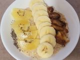 عصيدة الشوفان بالحليب والفواكه 🥣🥣