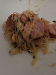 Una foto de Salchichas con chucrut