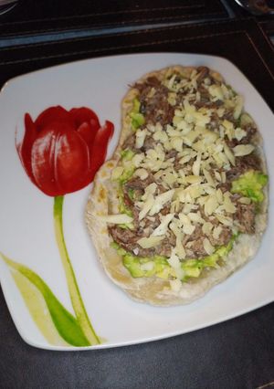 Una foto de Pan pita integral fácil