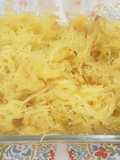 Calabaza espaguetis al horno..🍝