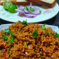 Egg bhurji A picture of Egg bhurji.