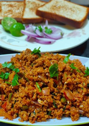 A picture of Egg bhurji.