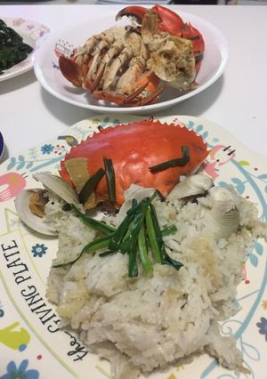 懶人海鮮飯 的食譜成品照片