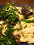 【Fluffy Scrambled Eggs】with Garlic Chive & Mushroom