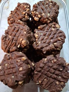 Foto resep Kue Kering Coklat Kacang