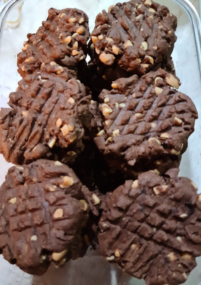 Foto resep Kue Kering Coklat Kacang