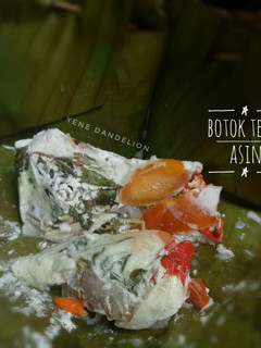 Foto resep Botok (pepes) Telur Asin #Dandelion