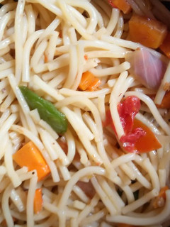 A picture of Vegetable Spaghetti.