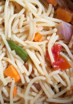A picture of Vegetable Spaghetti.