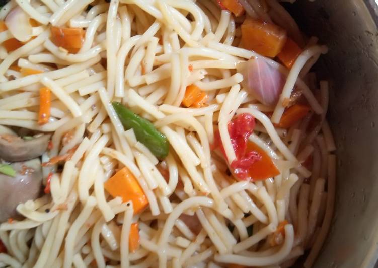 Step-by-Step Guide to Prepare Quick Vegetable Spaghetti