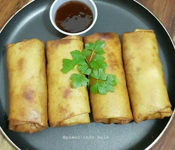 The New Way Cooking Recipe Spring Rolls with Homemade Spring Roll Wrappers Savory Delicious