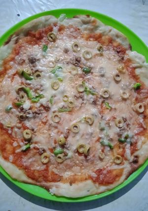 صورة لوصفة بيتزا اقتصادية