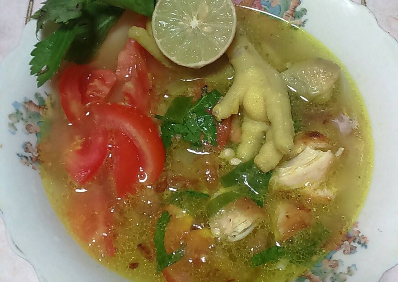 Soto ayam simpel