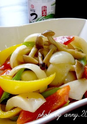 【醍醐味】鮮百合炒時蔬 的食譜成品照片