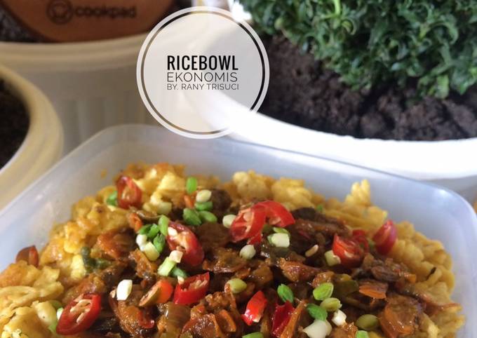 Resep Rice Bowl Ekonomis yang Enak