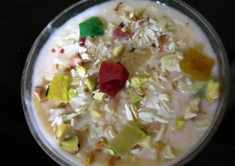 Recipe of Ultimate Dry fruit custard